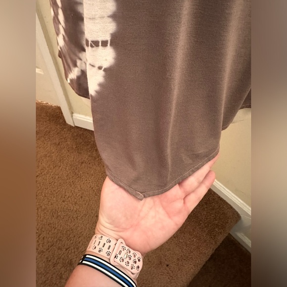 INC International Concepts tie dye tank w/beaded strap detail - Picture 6 of 8